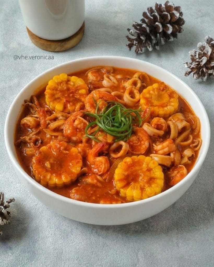 Seafood saus padang