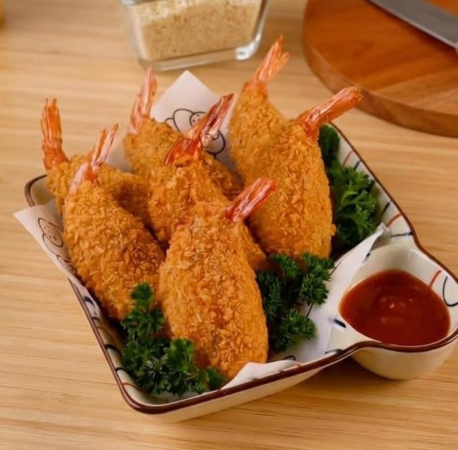 Udang kentang balon keju